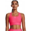 Dámska športová podprsenka bez výstuže Under Armour CROSSBACK LONGLINE W ružová 1377916-683 - XL Dámska športová podprsenka bez výstuže Under Armour CROSSBACK LONGLINE W ružová 1377916-683 - XL
