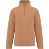 KARIBAN VINTAGE ENZO K912/ Pánska fleecová mikina - camel heather XL KARIBAN VINTAGE ENZO K912/ Pánska fleecová mikina - camel heather XL