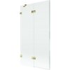 MEXEN/S - Lunar vaňová zástena 2-krídlová ľavá 100 x 150, transparent, zlatá 897-100-100-50-00-L MEXEN/S - Lunar vaňová zástena 2-krídlová ľavá 100 x 150, transparent, zlatá 897-100-100-50-00-L