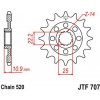 JT Reťazové koliečko JT JTF 707-16 16T, 520 JT Reťazové koliečko JT JTF 707-16 16T, 520