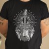 Tričko s potlačou GUITAR Pánsky Čierna XXL Tričko s potlačou GUITAR Pánsky Čierna XXL