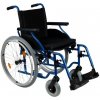 Oceľový invalidný vozík Cruiser2, šírka sedadla 42 cm, modrý Šírka sedadla: 42 cm