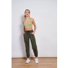 Active Panther - Olive Green - Megan Sport Pants olivovo zelená Active Panther - Olive Green - Megan Sport Pants olivovo zelená