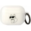 Puzdro na slúchadlá Airpods Pro biele - Karl Lagerfeld 3D Logo NFT Choupette TPU Puzdro na slúchadlá Airpods Pro biele - Karl Lagerfeld 3D Logo NFT Choupette TPU