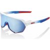 Okuliare 100% S2 - Total Energies Team Matte White / Metallic Blue - HiPER Blue Multilayer Mirror Lens Okuliare 100% S2 - Total Energies Team Matte White / Metallic Blue - HiPER Blue Multilayer Mirror Lens