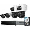 Eufy NVR Security System S4 Guľka (tvar) IP bezpečnostná kamera Vnútorné a vonkajšie 3840 x 2160 px Strop (E8E00323) Eufy NVR Security System S4 Guľka (tvar) IP bezpečnostná kamera Vnútorné a vonkajšie 3840 x 2160 px Strop (E8E00323)
