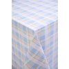 Obrus PVC 5739410, metráž kocky modré, šířka 140 cm, IMPOL TRADE Obrus PVC 5739410, metráž kocky modré, šířka 140 cm, IMPOL TRADE