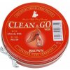 CLEAN & GO Wax Krém na obuv z lesklej kože s voskom - hnedý 40 g, hnedý CLEAN & GO Wax Krém na obuv z lesklej kože s voskom - hnedý 40 g, hnedý