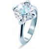 Savicki Zásnubný prsteň The Light biele zlato diamant DL R5 2 B