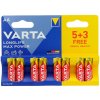 Batéria VARTA Longlife MAX Power AA 8ks, (5+3) 4706101428 Batéria VARTA Longlife MAX Power AA 8ks, (5+3) 4706101428