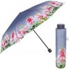 Dámsky mini manuálny dáždnik Perletti Time Flowers – modrý, 26491 Dámsky mini manuálny dáždnik Perletti Time Flowers – modrý, 26491