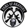 Moto nášivka Sons of Anarchy 9 cm x 9 cm Moto nášivka Sons of Anarchy 9 cm x 9 cm