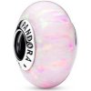 Opaleskujúci ružový prívesok PANDORA 791691C03 Opaleskujúci ružový prívesok PANDORA 791691C03