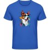 Gildan Soft-Style Tričko - Dizajn č.1 - Dog Superstar - Royal Blue - L - Pánske Gildan Soft-Style Tričko - Dizajn č.1 - Dog Superstar - Royal Blue - L - Pánske