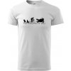 Evolution of man (supersport) - Tričko extra veľké (5-8XL) - 5XL ( Biela ) Evolution of man (supersport) - Tričko extra veľké (5-8XL) - 5XL ( Biela )