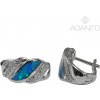 ADANITO EFE0003962 - Strieborné opálové náušnice so zirkónmi ADANITO EFE0003962 - Strieborné opálové náušnice so zirkónmi