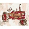 Maľovanie podľa čísel Červený traktor (Haley Bush), 80x100 cm, bez rámu a bez vypnutia plátna (5018912) Maľovanie podľa čísel Červený traktor (Haley Bush), 80x100 cm, bez rámu a bez vypnutia plátna (5018912)