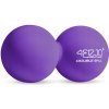 Dvojitá masážna loptička 4FIZJO 13,5 cm x 6,5 cm fialová Dvojitá masážna loptička 4FIZJO 13,5 cm x 6,5 cm fialová