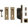 MPkovania FT - Set na posuvné dvere - BB/D - HR, BRM - bronz matný (F43) MPkovania FT - Set na posuvné dvere - BB/D - HR, BRM - bronz matný (F43)