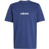 adidas Essentials Linear Single Jersey tmavo modré biele adidas Essentials Linear Single Jersey tmavo modré biele
