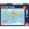 Schmidt Politická mapa světa 1500 dielov Schmidt Politická mapa světa 1500 dielov