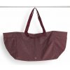 HAY Taška Grid Weekend Bag L Burgundy HAY Taška Grid Weekend Bag L Burgundy