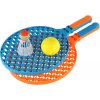 Teddies Súprava na soft tenis 2 pálky 40 cm + loptička a košíček Teddies Súprava na soft tenis 2 pálky 40 cm + loptička a košíček