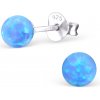 Olivie Strieborné guličky s opálom AZURO 5 mm 1295 Ag 925; ≤0,40 g. Olivie Strieborné guličky s opálom AZURO 5 mm 1295 Ag 925; ≤0,40 g.