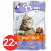 Plaisir Cat kapsička, kuracie + pečienka, 22× 100 g Plaisir Cat kapsička, kuracie + pečienka, 22× 100 g