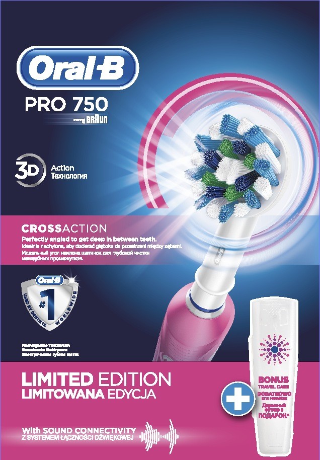 Oral-B Pro 750 3D White Pink