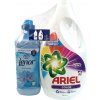 Ariel Color Univerzálny prací gél 43 PD + zmäkčovadlo Lenor Spring Swakening 34 PD
