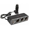 Deminas | Kvalitné roztrojka do auta 12 / 24V s USB Deminas | Kvalitné roztrojka do auta 12 / 24V s USB