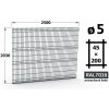 Plotový panel 3D Standard 45, 203×250 cm, antracitová šedá Plotový panel 3D Standard 45, 203×250 cm, antracitová šedá