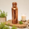 Fľaša na vodu Flower of Life z čistej leštenej medi 1 liter Fľaša na vodu Flower of Life z čistej leštenej medi 1 liter