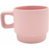 Hrnček VENTI ružový, vrúbkované dno Hrnček VENTI ružový, vrúbkované dno