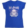 Def Leppard tričko Pour Some Sugar On Me Skull Tour 2019 Modrá