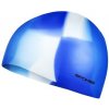 Spokey ABSTRACT Silikónová plavecká čiapka, modro-biela Spokey ABSTRACT Silikónová plavecká čiapka, modro-biela