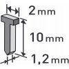Extol Premium (8852403) klince, balenie 1000ks, 10mm, 2,0x0,52x1,2mm