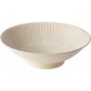 MIJ Miska na ramená RIDGED ALABASTER 900 ml, smotana MIJ Miska na ramená RIDGED ALABASTER 900 ml, smotana