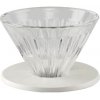 Sklenený dripper Timemore Crystal Eye 02 biely Sklenený dripper Timemore Crystal Eye 02 biely