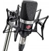 Neumann TLM 102 MT Studio-Set - velkomembránový kondenzátorový mikrofon s protinárazovým držákom, čierny Neumann TLM 102 MT Studio-Set - velkomembránový kondenzátorový mikrofon s protinárazovým držákom, čierny