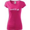 Evolúcia veslovanie 1 človek - Dámske tričko Pure - 2XL ( Purpurová ) Evolúcia veslovanie 1 človek - Dámske tričko Pure - 2XL ( Purpurová )