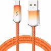 ENKAY Ice Clear opletený nabíjací a dátový kábel - USB-A na USB-C - 1 m - oranžový - možnosť vrátiť tovar ZADARMO do 30tich dní ENKAY Ice Clear opletený nabíjací a dátový kábel - USB-A na USB-C - 1 m - oranžový - možnosť vrátiť tovar ZADARMO do 30tich dní