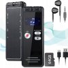 DIGITÁLNY DIKTAFÓN NAHRÁVANIE JEDNÝM DOTYKOM PAMÄŤOVÁ KARTA 64 GB 250 MAH DIGITÁLNY DIKTAFÓN NAHRÁVANIE JEDNÝM DOTYKOM PAMÄŤOVÁ KARTA 64 GB 250 MAH