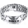 Punkový náramok z chirurgickej ocele 100% Biker Punkový náramok z chirurgickej ocele 100% Biker