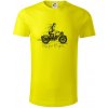Celý život na výletě - motorka - Tričko z organickej bavlny - XL ( Citrónová ) Celý život na výletě - motorka - Tričko z organickej bavlny - XL ( Citrónová )