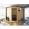 Domáca finská sauna (71360) Karibu Jarin, rozmery š. 196 × h. 196 × v. 198 cm