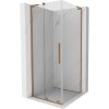 MEXEN/S - Velar L sprchovací kút, posuvné dvere 100 x 100, transparent, meď kartáčovaná 871-100-100-03-65 MEXEN/S - Velar L sprchovací kút, posuvné dvere 100 x 100, transparent, meď kartáčovaná 871-100-100-03-65