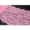 Elastická krajka, vsadka - svetlo ružová - šírka 17 cm Elastická krajka, vsadka - svetlo ružová - šírka 17 cm