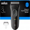 Braun Series 3+ 3000S sivý